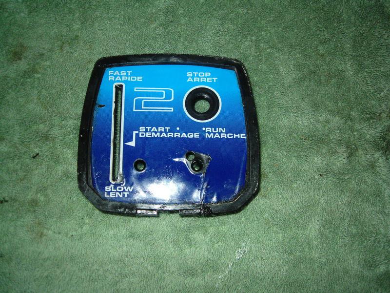 Suzuki 2 hp dt2 outboard motor carb cover  mid 1980,s