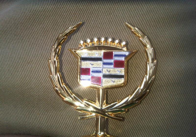 New!! cadillac deville hood emblem/ornament