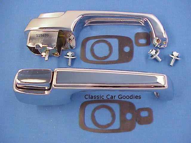 1971-1972 chevy blazer gmc jimmy outside door handles (2) new!