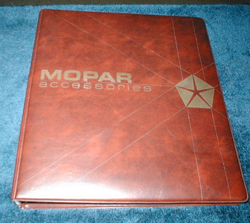 1980's mopar/direct connection dealership accessories data book