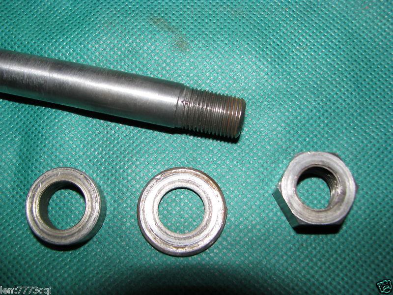 Aermacchi harley-davidson sprint 250cc front axle, nut,  washer &  spacer