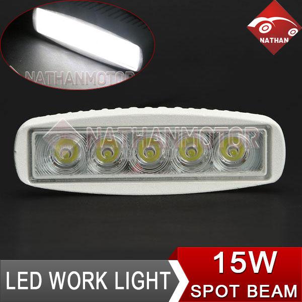 15w 750 lm pencil spot beam led offroad  work light lamp car truck cab boat hot