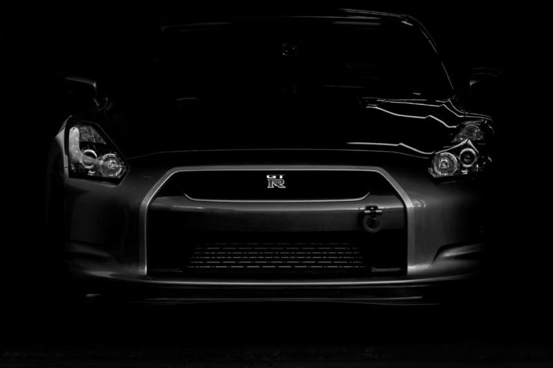 Nissan r35 gtr gt-r skyline hd poster super car b&w print multi sizes available