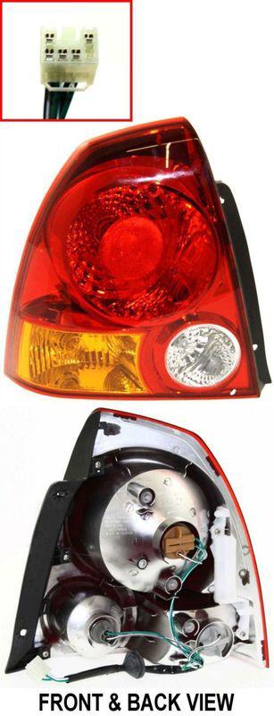 Tail light brake lamp rear assembly pair set driver & passenger sides (qty 2)