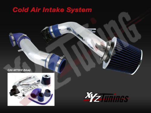 Blue 01-06 chrysler sebring/dodge stratus 2.4/3.0l cold air intake + filter 2.75