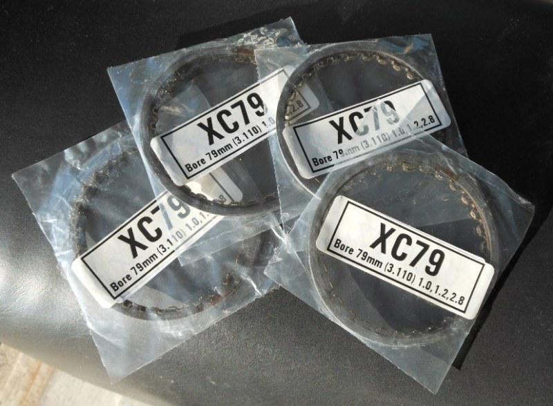 Wiseco 79mm xc piston rings - 3.110"