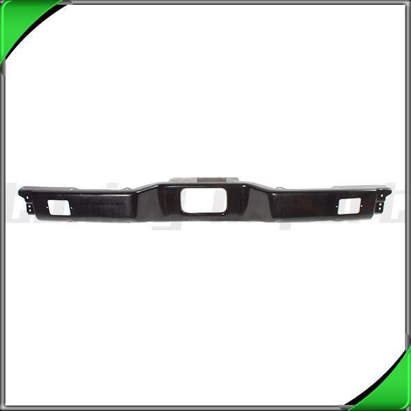 92-93 mitsubishi montero ls steel primed black rear step bumper impact face bar