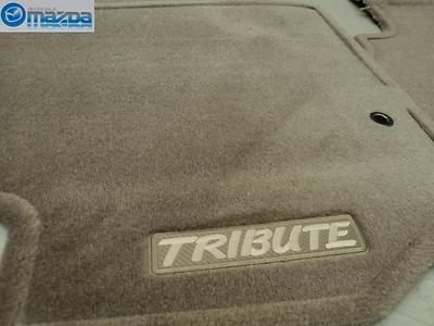 Mazda tribute 2001-2004 new oem beige carpeted floor mats 0000-8b-g06a-22