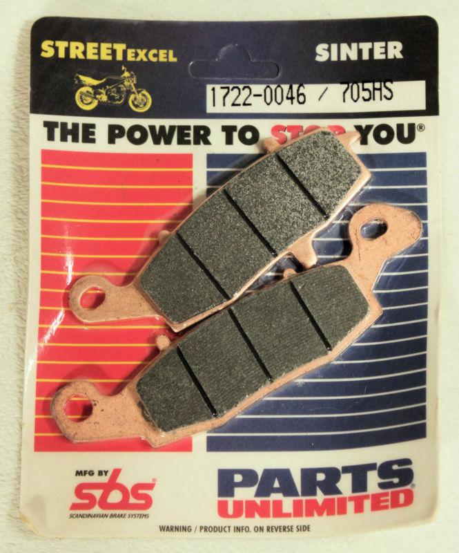 Sbs parts unlimited front brake pads for kawasaki & suzuki bike #1722-0046