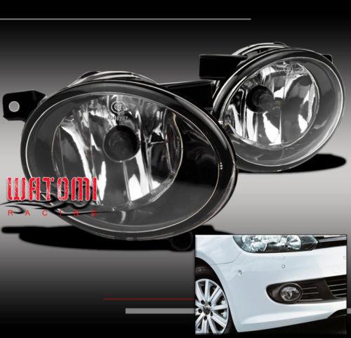 10 11 12 vw golf jetta mk6 bumper driving fog light lamp set chrome s se sel tdi