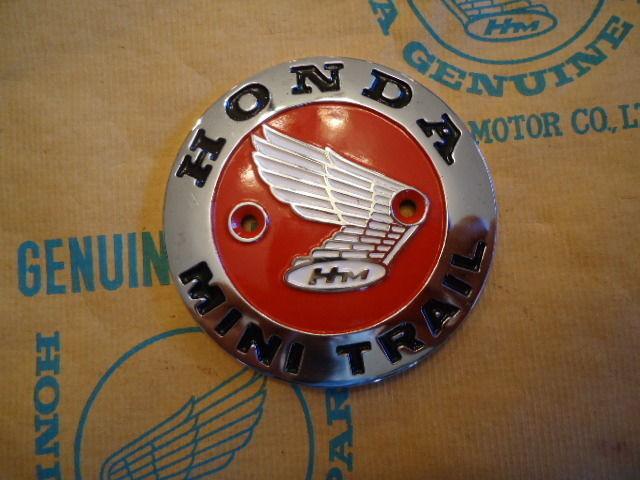 Nos honda z50 gas tank badge k0 k1 1968 1969 z50a minitrail mini trail 50 z50ak1