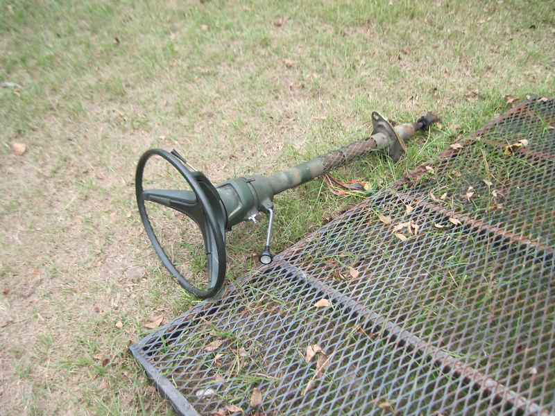 1973-1974 plymouth satellite, roadrunner, steering wheel and column with key