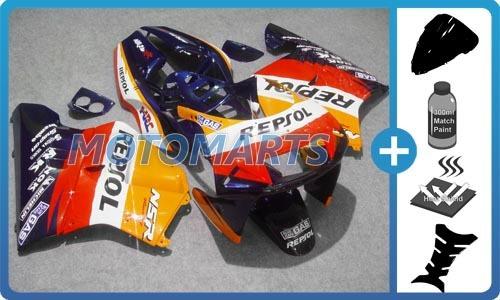 Bundle for honda nsr250r mc21 pgm3 90 91 92 93 body kit fairing & windscreen ae