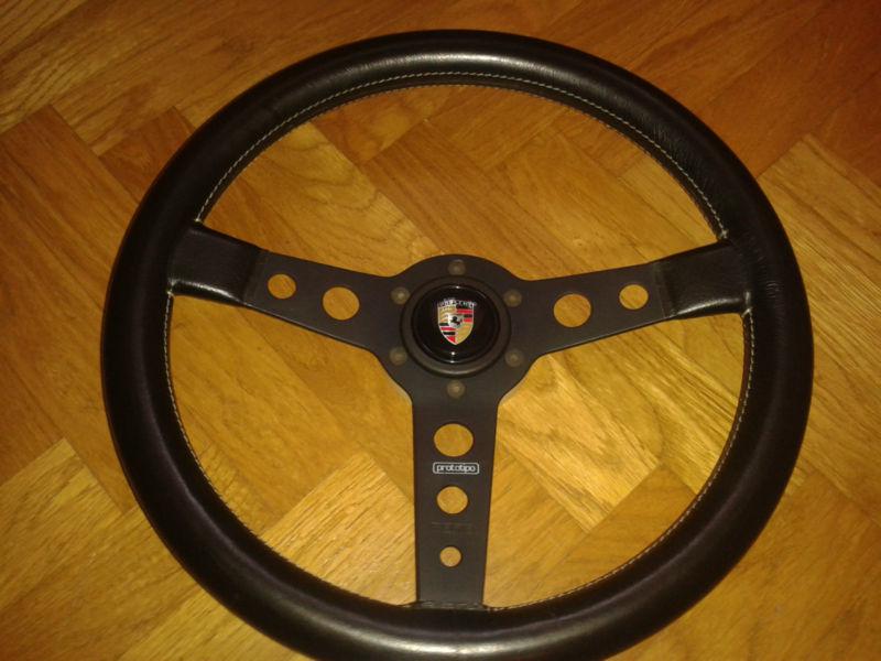 Vintage momo prototipo 350mm steering wheel porsche  912 914 911 bmw alpina