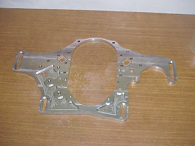 Billet small block r07 chevrolet aluminum motorplate sb chevy nascar nhra scca