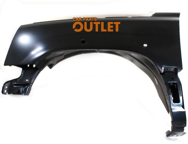 02-06 escalade driver side front fender gm1240310 primered black wo ext/esv left