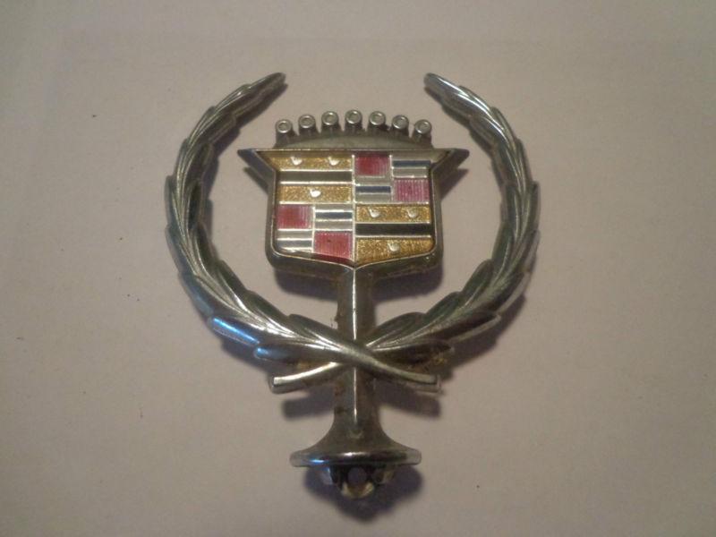 Vintage 60's 70's 80's cadillac emblem hood ornament  #1