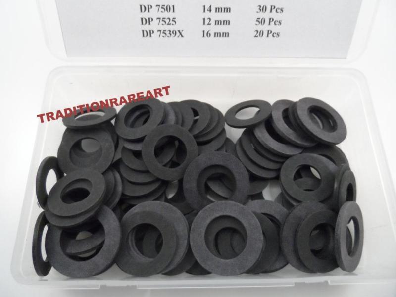 Fiber gasket oil drain plug washer assortment 100 pcs opk503