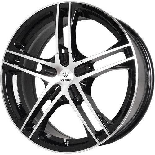 15x7 black verde protocol wheels 5x115 5x110 +40 cadillac de ville