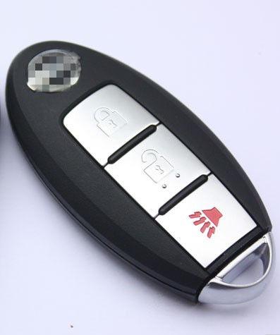 1 x smart key remote blank shell case pad cover uncut blade for nissan 3 buttons