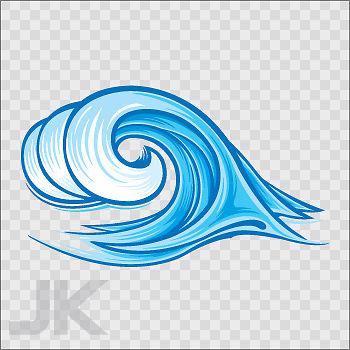 Decal sticker surf surfboard wave surfboards waves ocean sea 0500 kaa23