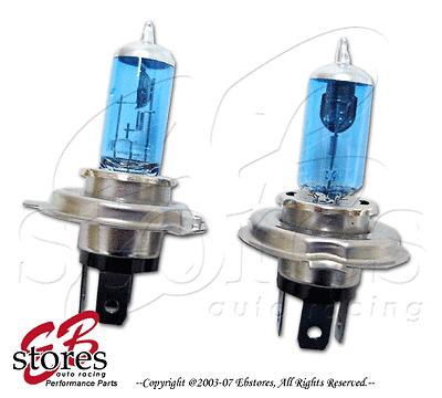 H4 12v 100/90w xenon gas hid high low beam light bulb 1pr 2pcs 5000k super white