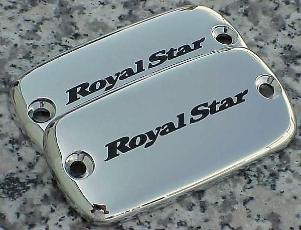 Yamaha royal star venture tour deluxe chrome fluid caps