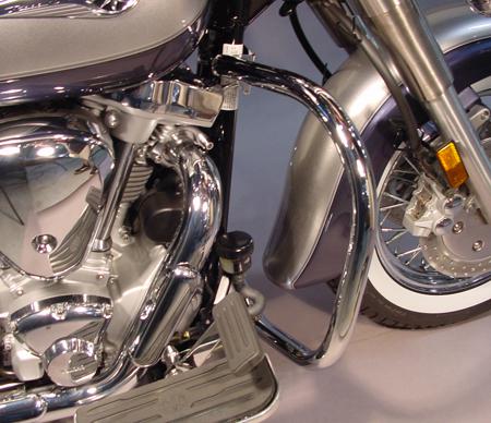 Mc enterprises engine guard full size 1-1/4 chrome yamaha road star 1999-2011