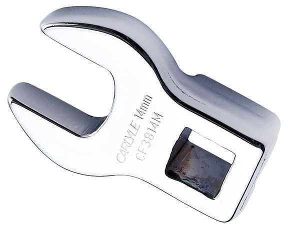 Carlyle hand tools cht cf3814m - wrench, crow's foot; 14 mm; polished chrome