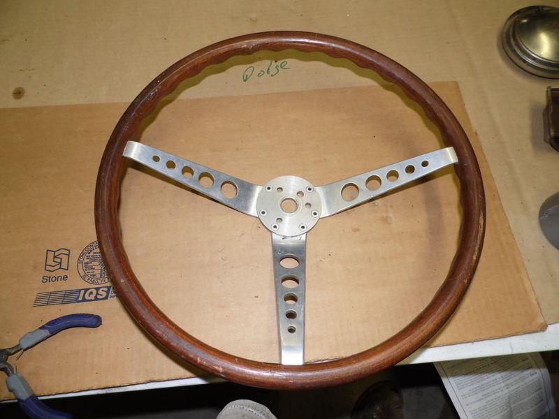 Wooden steering wheel corvette chevelle 1967 1969 1965 69 camaro rat rod walnut