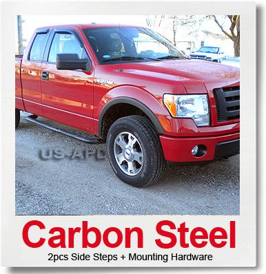 09-11 2011 ford f150 super cab black nerf bars