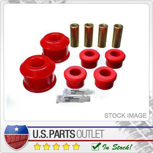 Energy suspension 16.3116r control arm bushing set red performance polyurethane