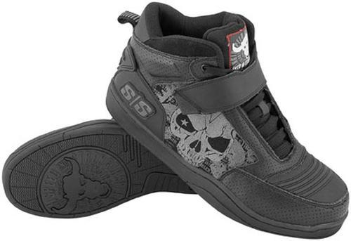 New speed & strength moto mercenary moto adult leather shoes, black, us-8