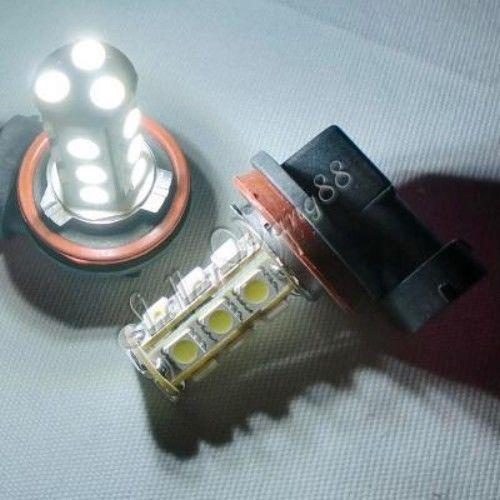 2x 18 led 5050 smd h8/h11 fog white bulb lamp car light