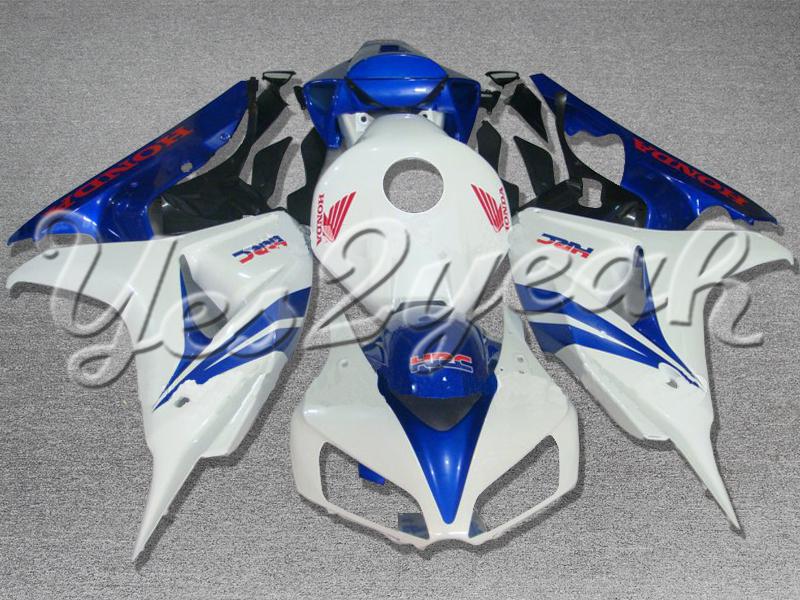 Injection molded fit fireblade cbr1000rr 06 07 blue white fairing zn675