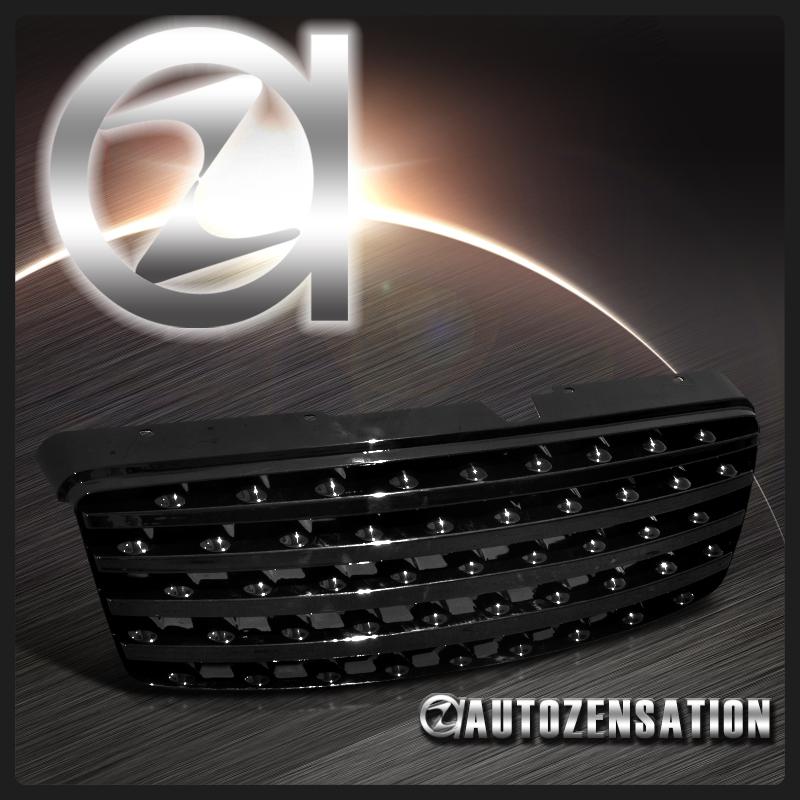 03-05 infiniti fx35/ fx45 sport black upper hood grill grille