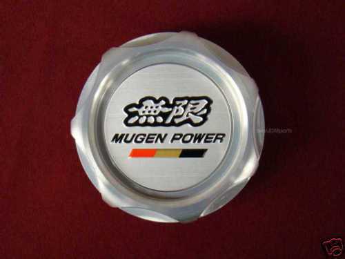 Oil filler cap for honda ivtec tsx tl accord by mugen, silver color