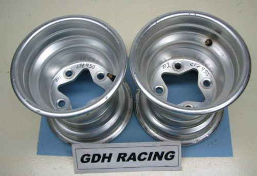 Ltr 450 z400 kfx400 rear rims set 300ex 400ex 450r 8 in