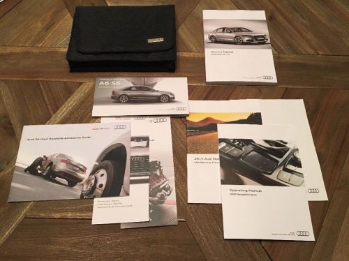 2015 audi a6/s6 owners manual, like new, complete **w/free shipping**