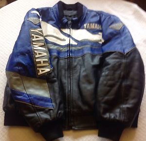 Men&#039;s  leather yahama motorcycle  jacket