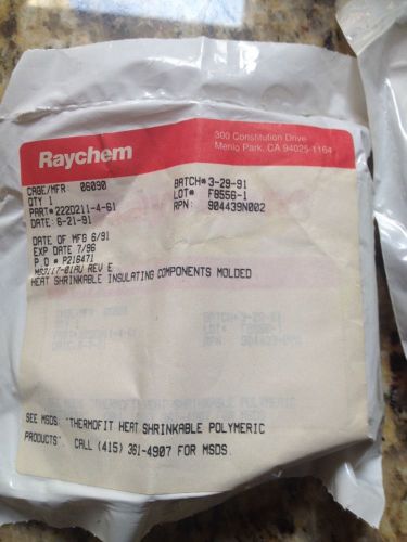 New raychem 222d211-4-61 90&#039; shrink boot new in pkg