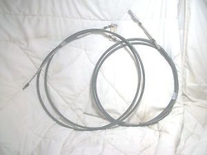 Mercruiser quicksilver throttle shift control cables johnson evinrude lot of 2