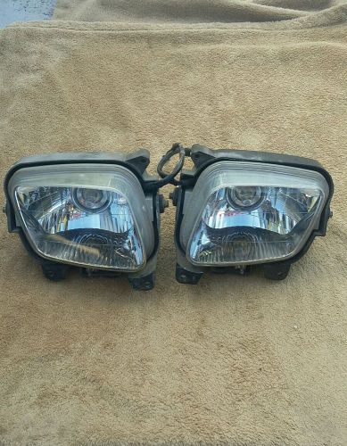 2005 05 oem kawasaki kfx700 kfx 700 right headlight head light bulb wire housing