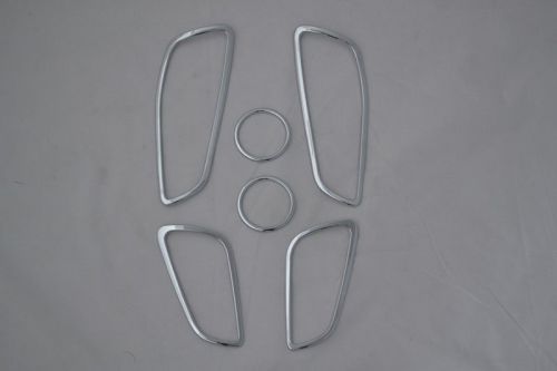 Interior abs plated door ring cover trim 6 piece/set fit ford escape kuga 13-16