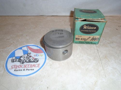 Vintage racing go kart nos wiseco west bend 820 stroker piston 80 over cart part