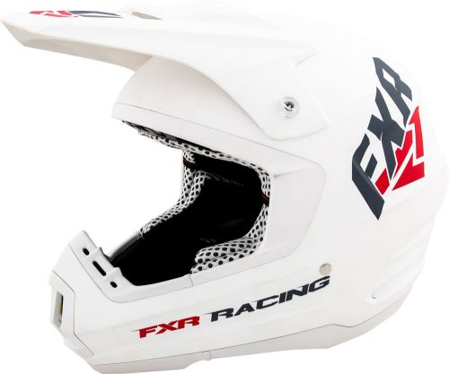 Fxr torque race helmet white