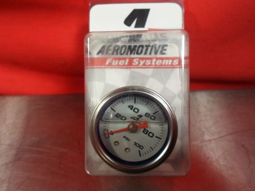 Aeromotive 15633 0-100 psi 1-1/2&#034; dial fuel pressure gauge