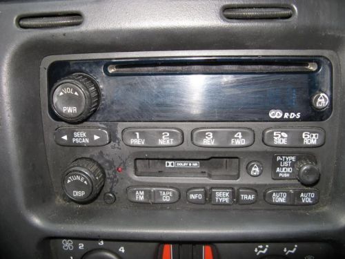 00 01 impala audio equipment am fm radio stereo cd player* oem 15086