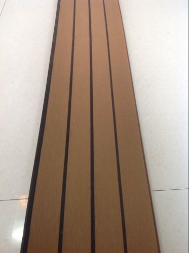 12.5 meter roll boat yacht synthetic teak deck 190mm wide with black caulking