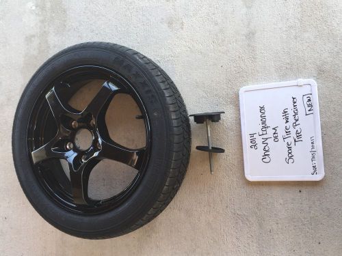 2014 chevy equinox oem spare tire with tire retainer